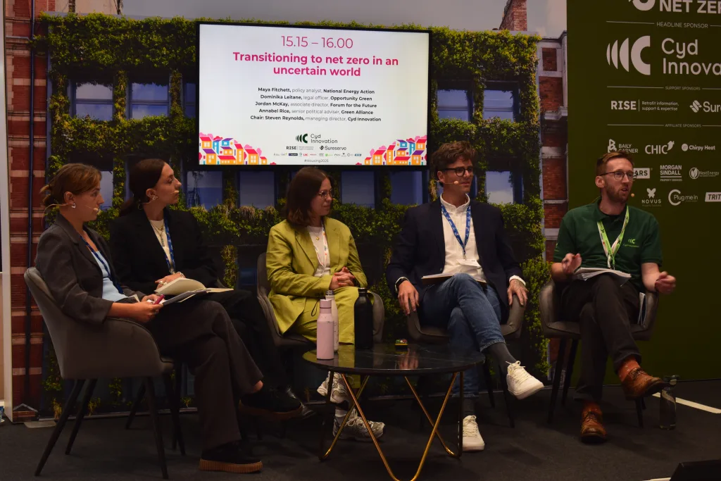 Cyd Innovation Director Steven Reynolds at Housing 2025's Transitioning to Net Zero in An Uncertain World 